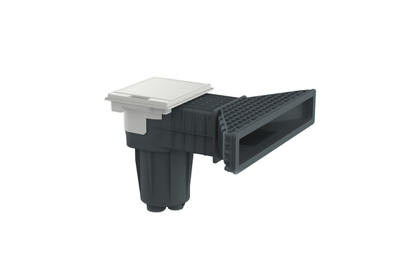 Hayward skimmer X-pro 600 liner - Antraciet