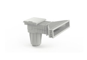 Hayward skimmer X-pro 600 Beton - Wit