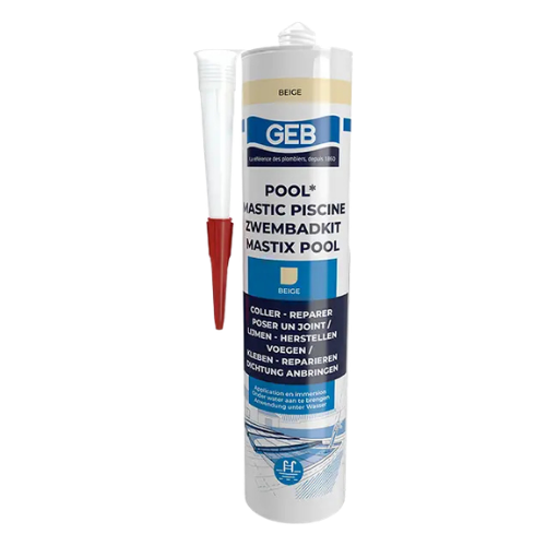 Mastic zwembadkit beige - lijmkit