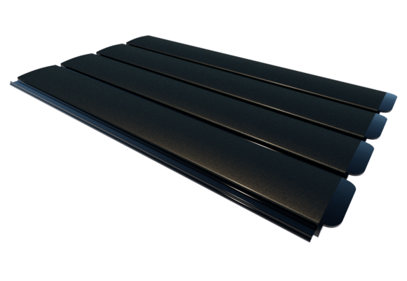 Zwemland Polycarbonaat zwembad lamellen P60 solar goud.
