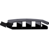 Zwemland Polycarbonaat zwembad lamellen P60 solar black smoked