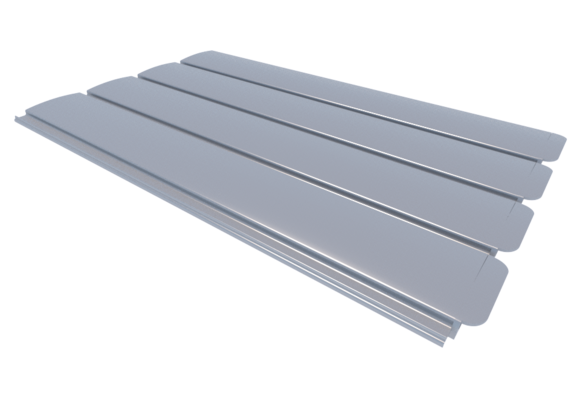Zwemland PVC zwembadlamellen P60 licht grijs