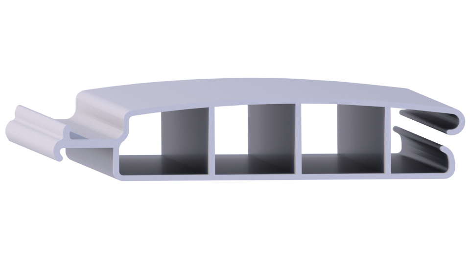 Zwemland PVC zwembadlamellen P60 licht grijs