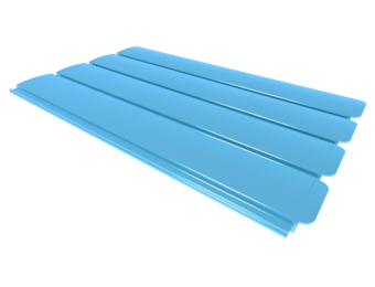 Zwemland PVC zwembadlamellen P60 blauw