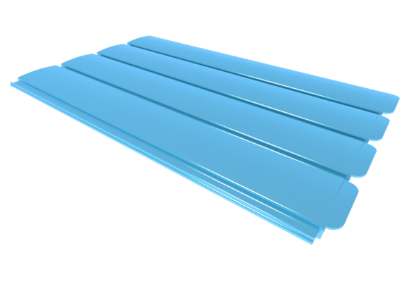 Zwemland PVC zwembadlamellen P60 blauw