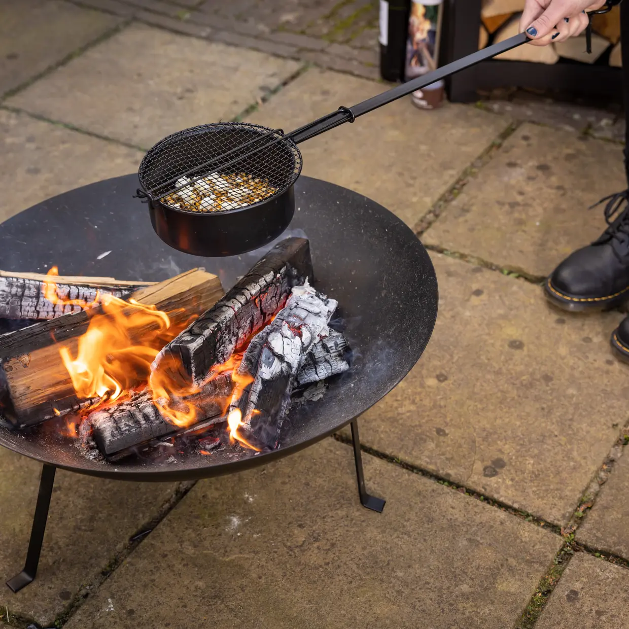 Esschert Design popcorn pan