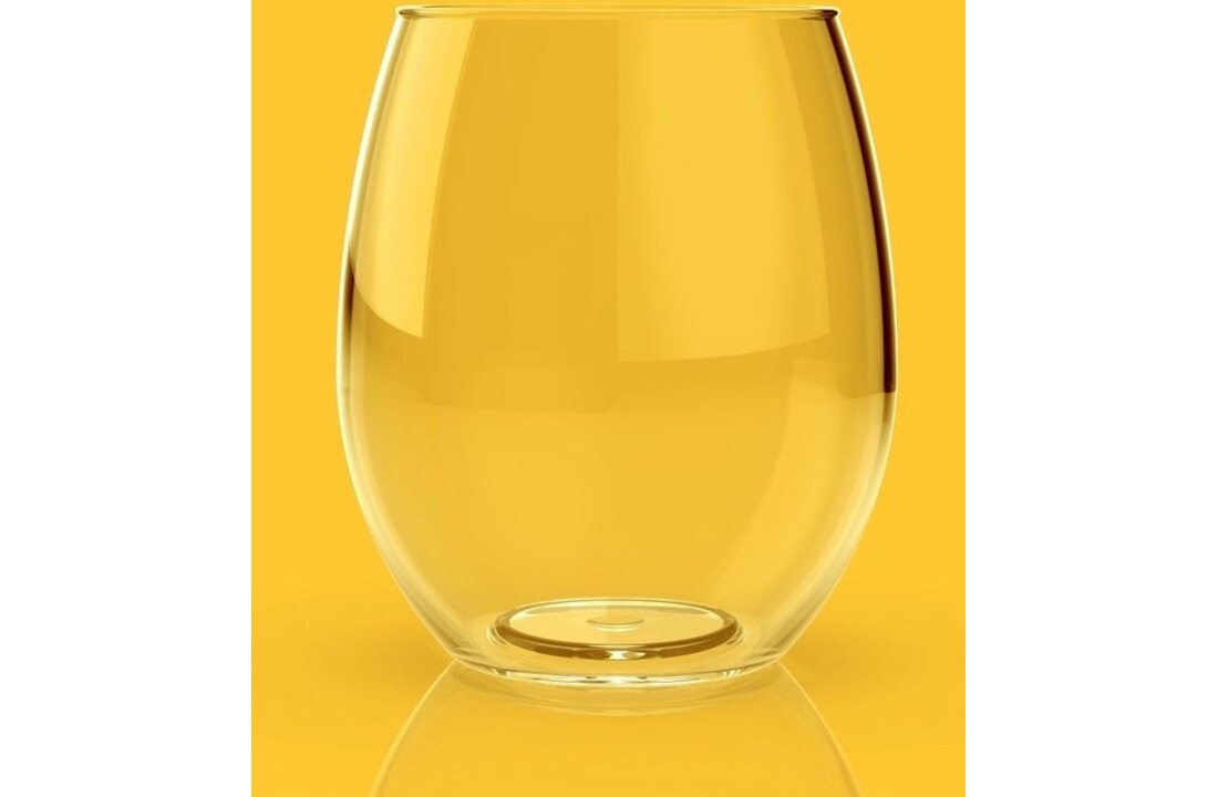 HappyGlass Tik Tucker Drinkglas - Set van 2 Kunststof Glazen 400 ml