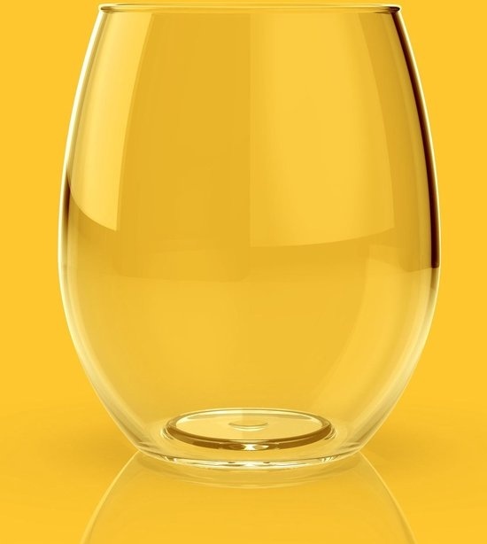 HappyGlass Tik Tucker Drinkglas - Set van 2 Kunststof Glazen 400 ml