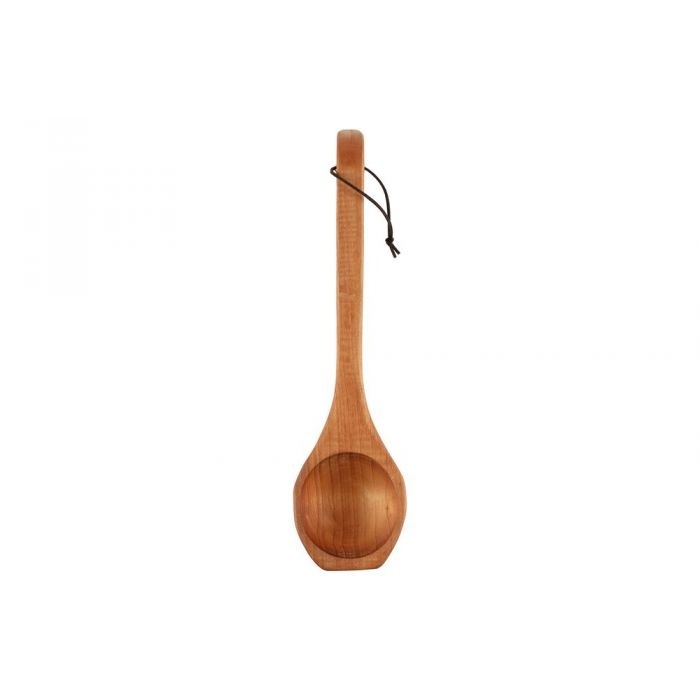 Rento Houten Sauna emmer met handvat touw, lepel en 400 ml Eucalyptus opgietmiddel - Donker