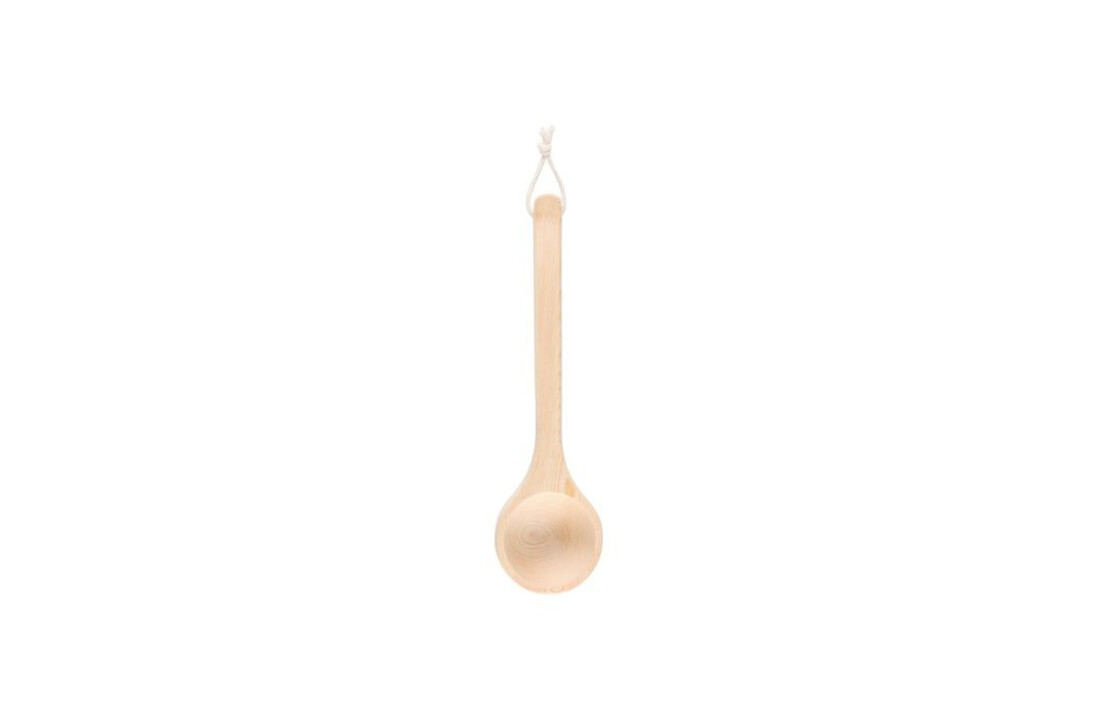 Rento Houten Sauna emmer met handvat touw, lepel en 400 ml Eucalyptus opgietmiddel - Licht