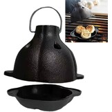 Knoflookpoffer Gietijzer - Barbecue - Outdoor Kamperen