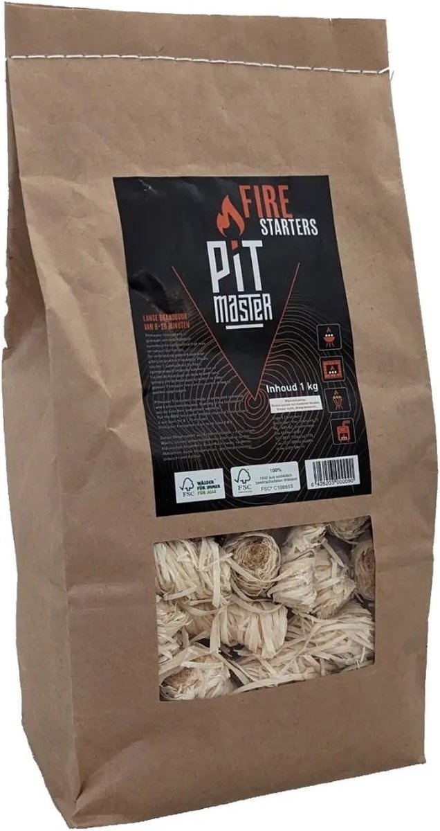 Pitmaster Aanmaakwokkels - Aanmaakblokjes 1kg
