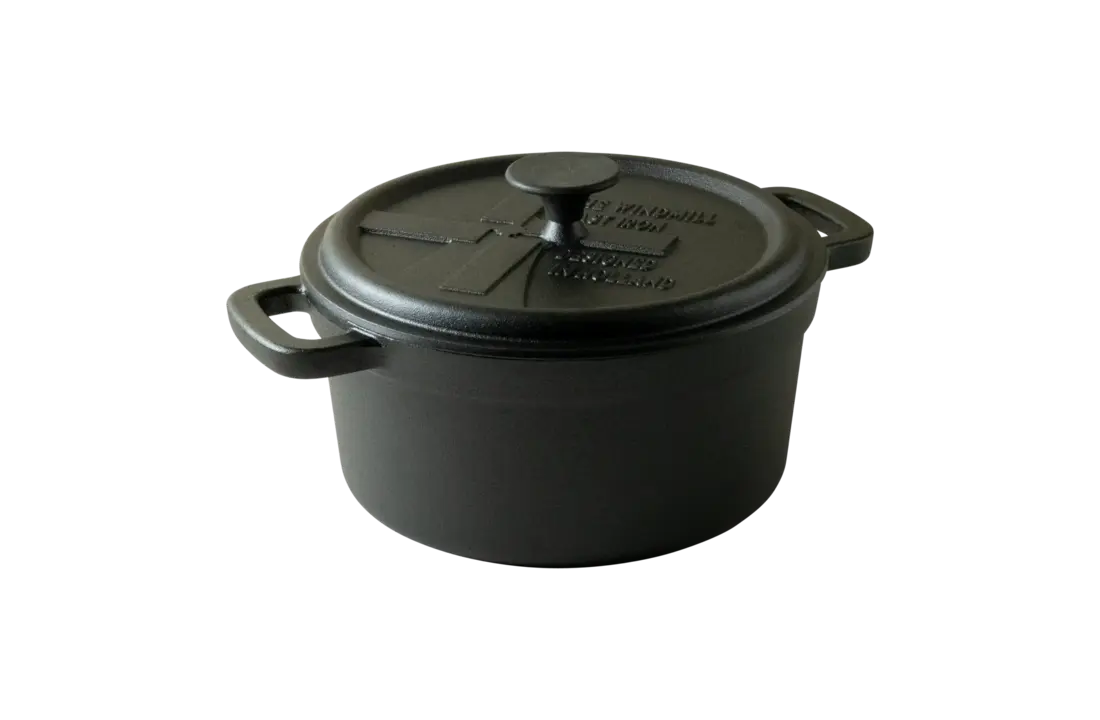 The Windmill gietijzeren bbq pan L