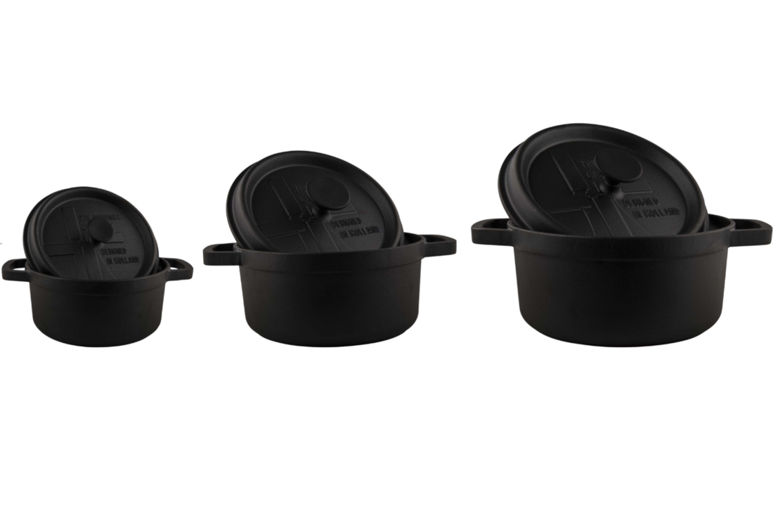 The Windmill gietijzeren bbq pan L