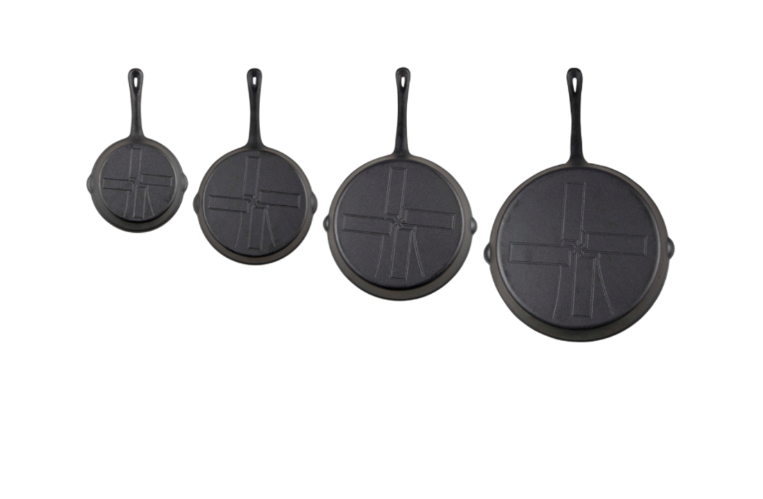 The Windmill gietijzeren skillet M