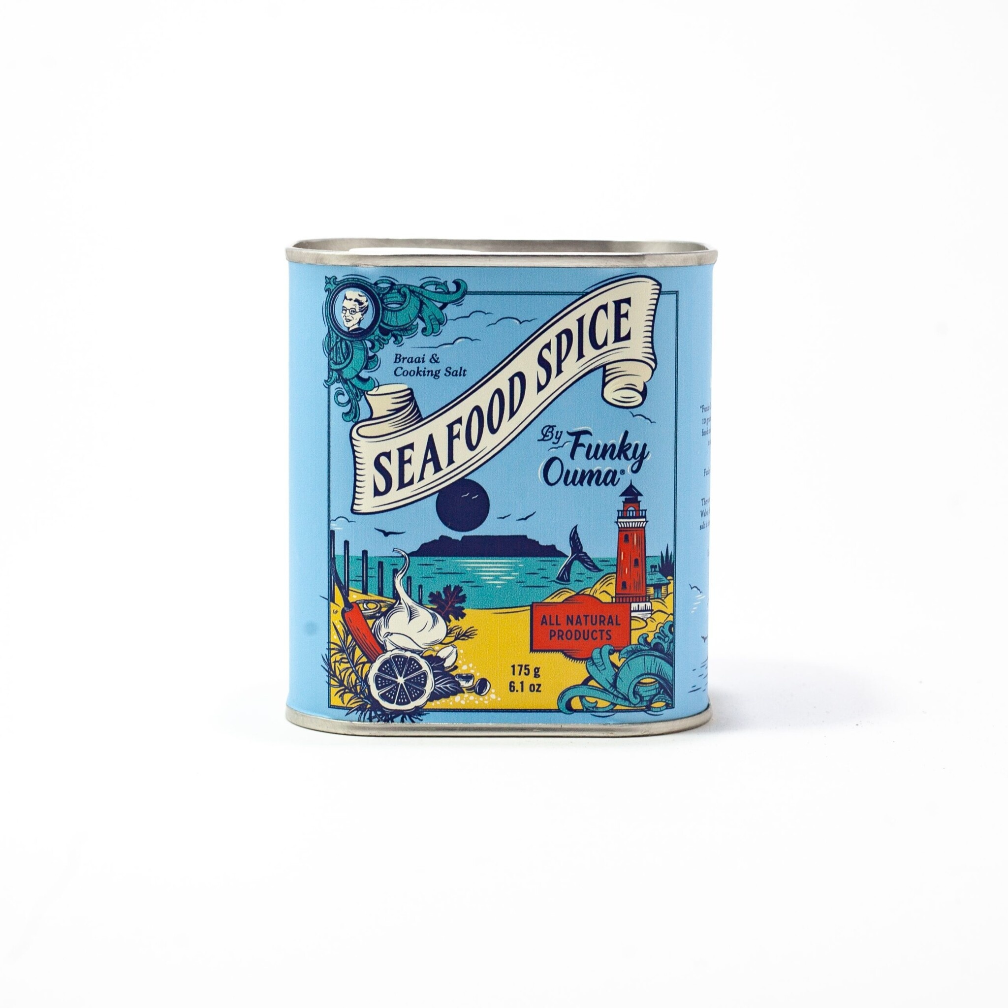 Seafood Spice Zeevruchten Kruiden BBQ Rub in blik - 175 gr