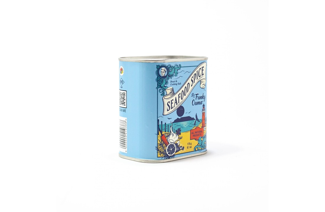 Seafood Spice Zeevruchten Kruiden BBQ Rub in blik - 175 gr