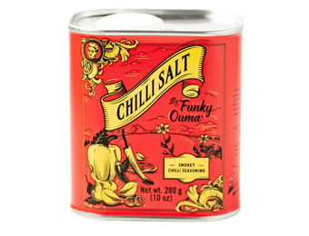Chili Salt Barbecue Zout Rub blik – 280 gr of 90 gr