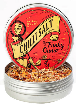 Chili Salt Barbecue Zout Rub blik – 280 gr of 90 gr