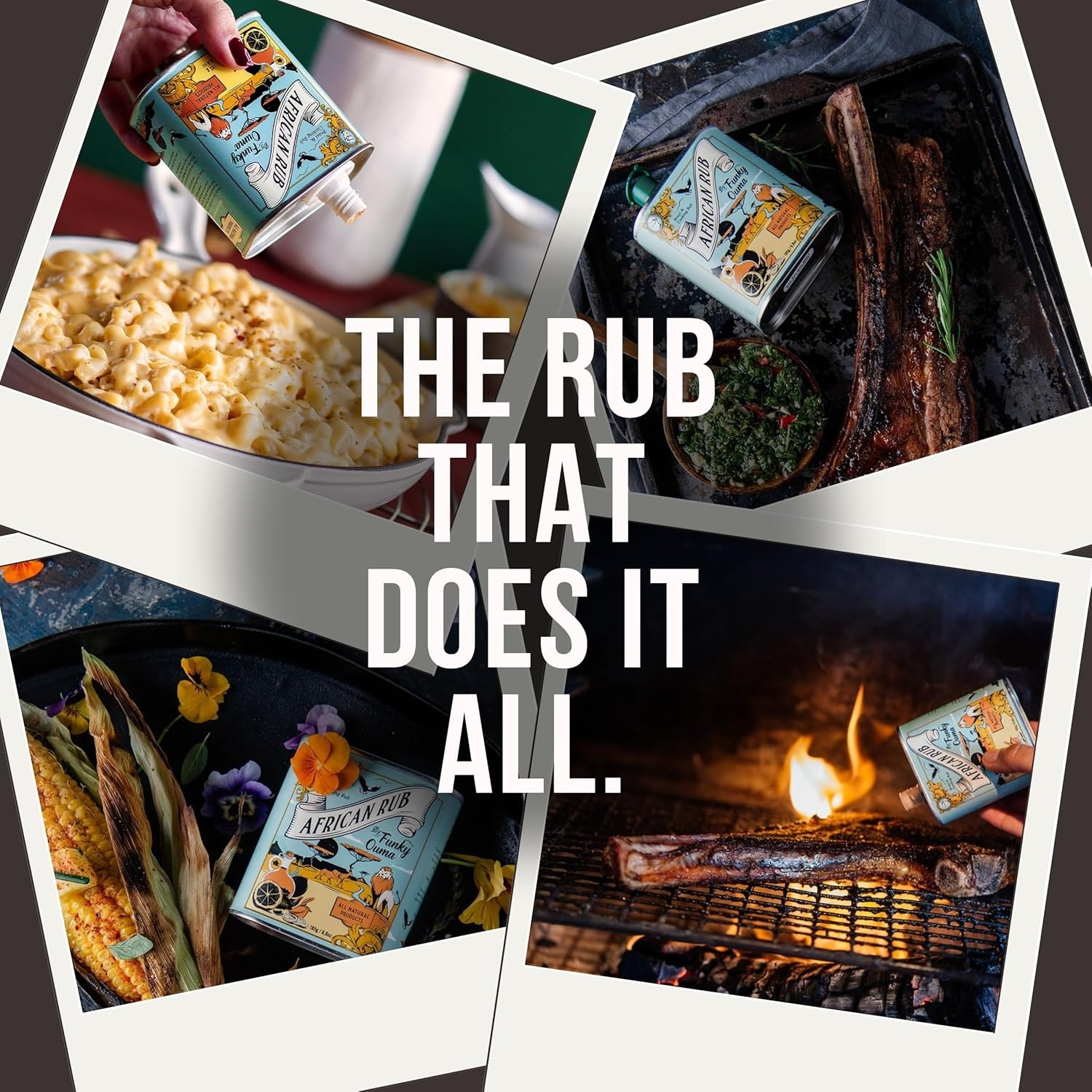 African Spice Barbecue Rub Blik - 185 gr of 55 gr