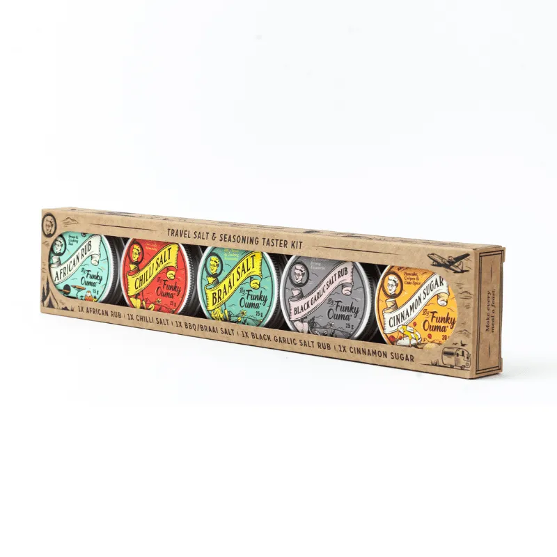 Tiny Taster 5-pack - BBQ Rub Test Set - Travel Size