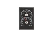4Living Sauna Thermometer & Hygrometer Zwart
