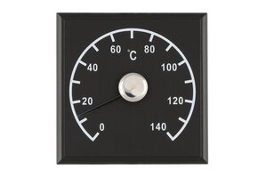 Sauna Thermometer Zwart  4 living