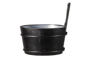 4Living Sauna emmer Zwart 4 L