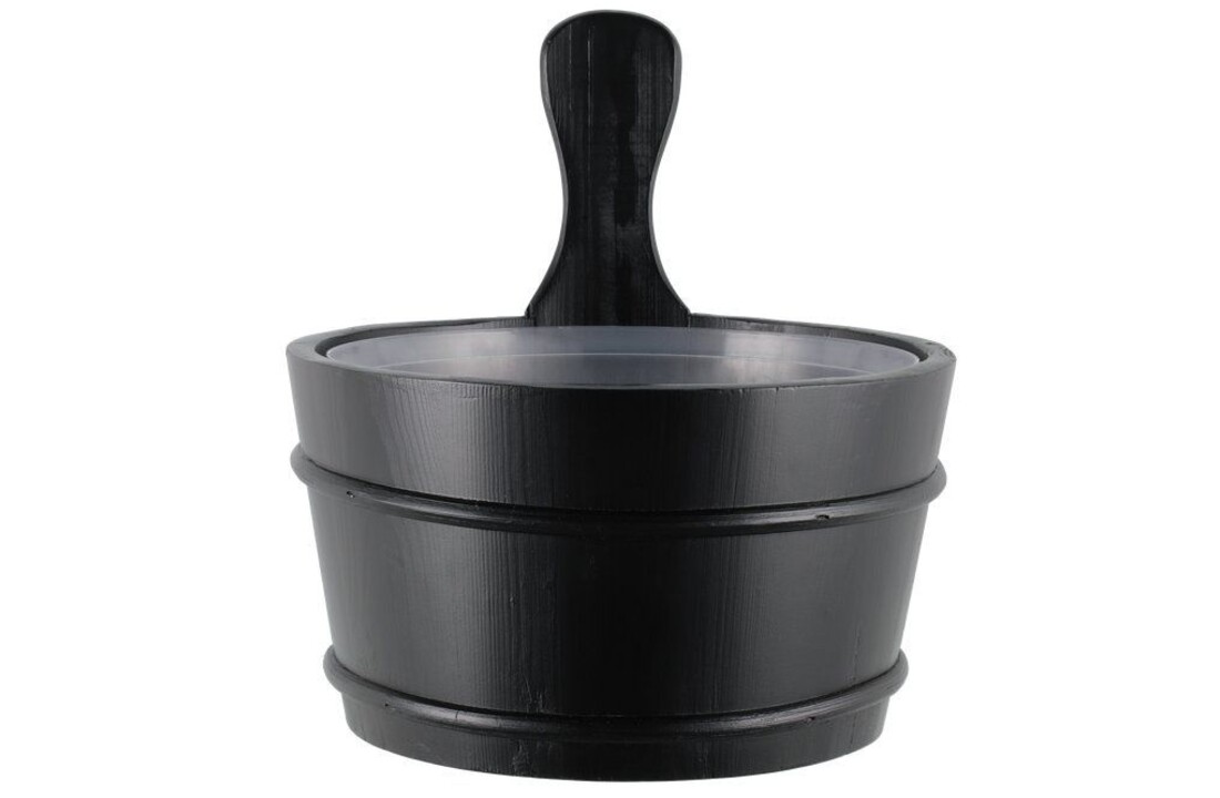 4Living Sauna emmer Zwart 4 L