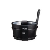 4Living Sauna emmer Zwart 4 L