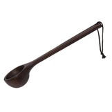 Rento Sauna Bamboe Cadeauset - Emmer + Lepel + Geur - Donkerbruin