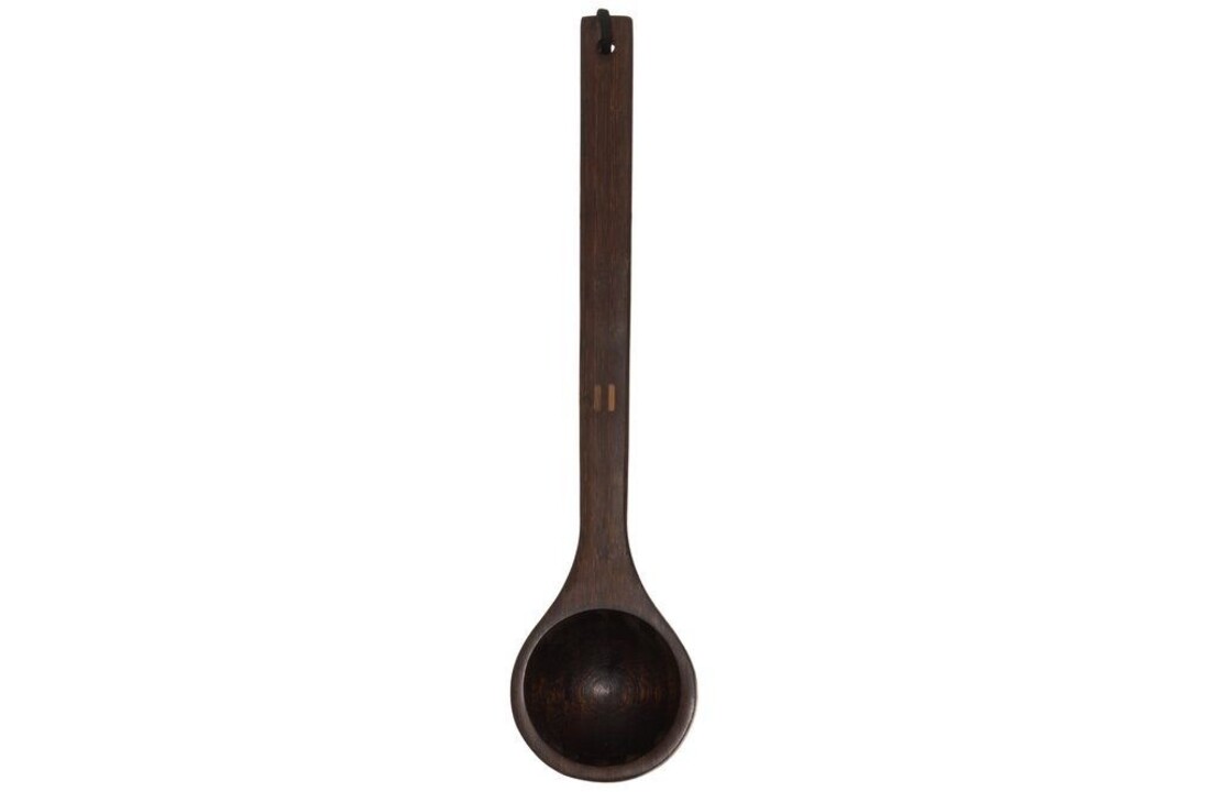Rento Sauna Bamboe Cadeauset - Emmer + Lepel + Geur - Donkerbruin