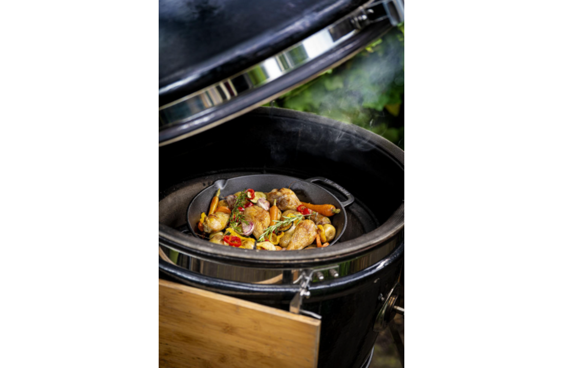 The Windmill gietijzeren skillet 2 handvaten XL