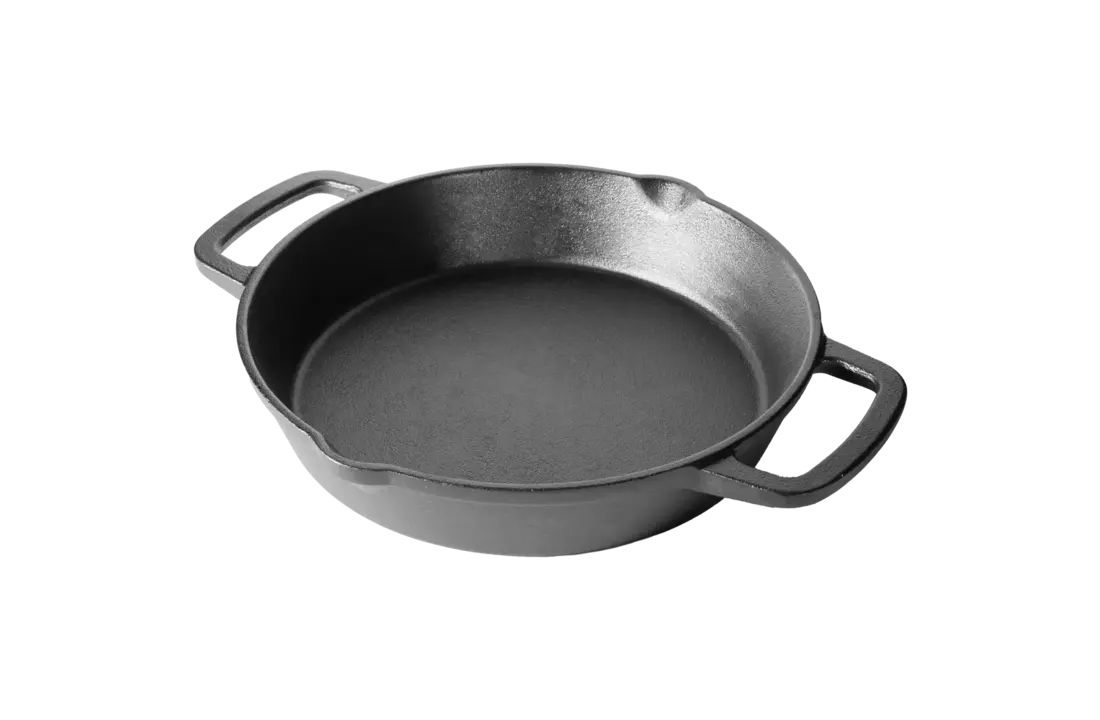 The Windmill gietijzeren skillet 2 handvaten M