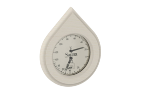 Thermo- Hygrometer druppelvorm Aspen