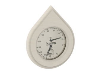 Thermo- Hygrometer druppelvorm Aspen