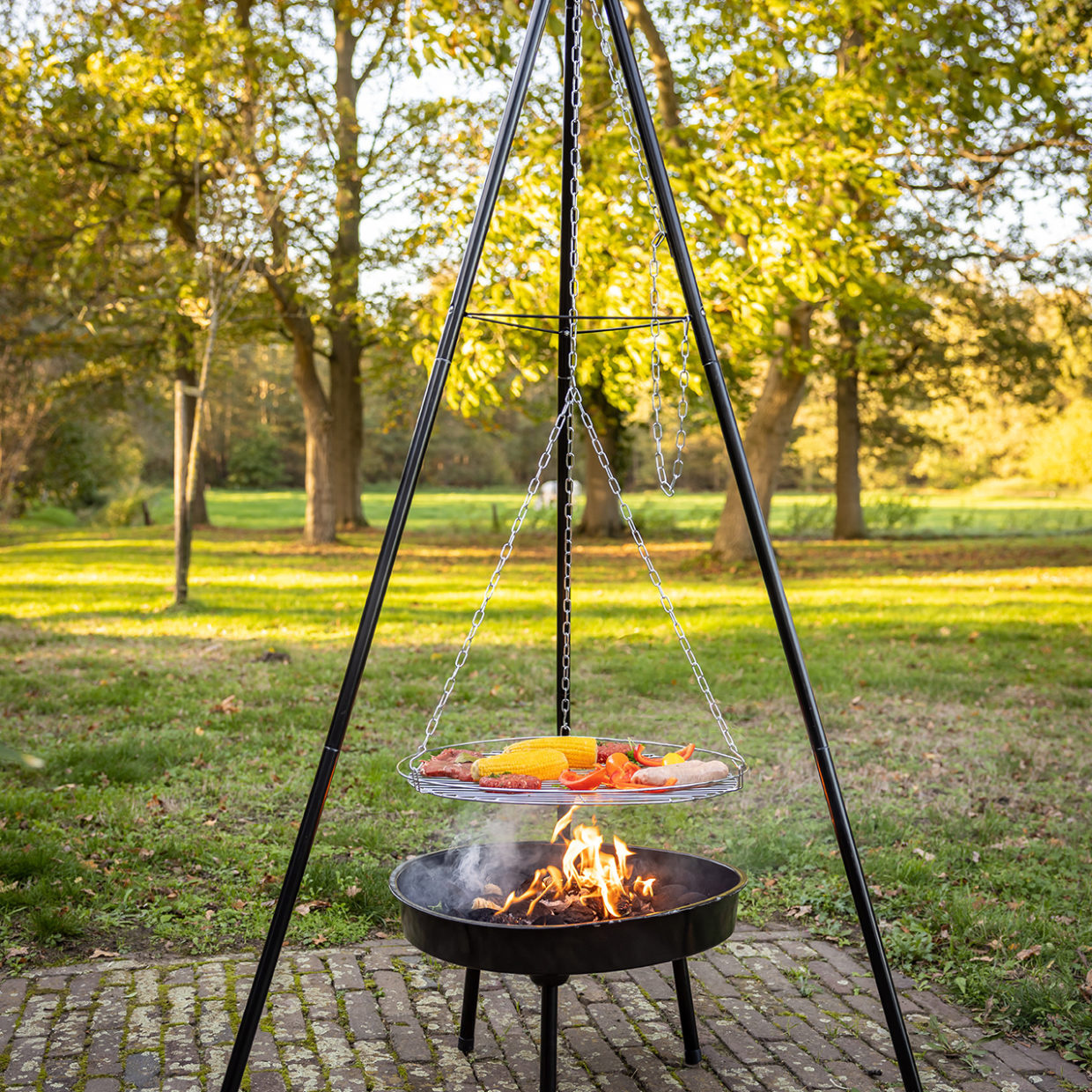 Fancy Flames BBQ Vuurschaal met Driepoot