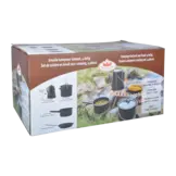 4-Delige Outdoor Kampvuur Kookset