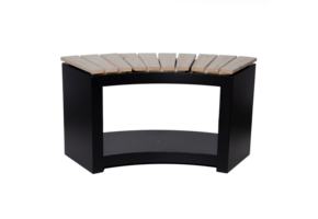 Fancy Flames Bank met Houtopslag