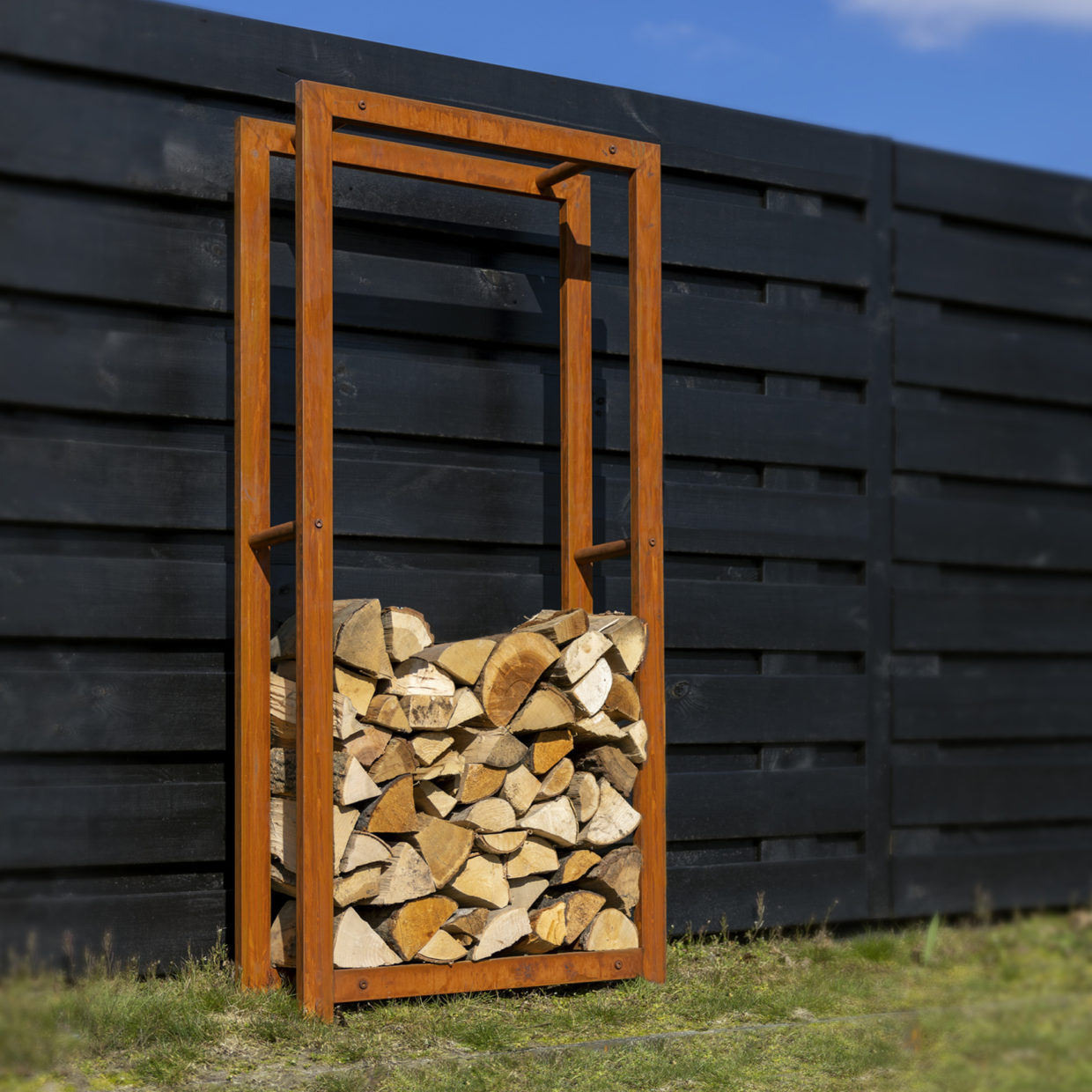 Fancy Flames Houtopslag Roest L
