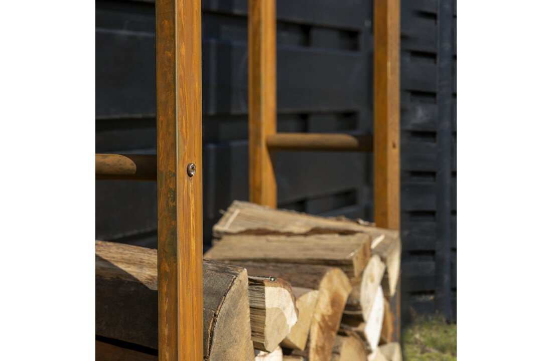 Fancy Flames Houtopslag Roest L