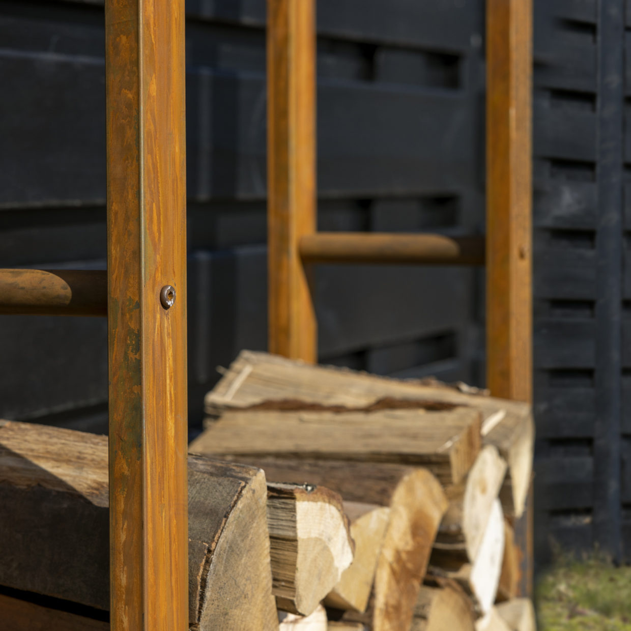 Fancy Flames Houtopslag Roest L