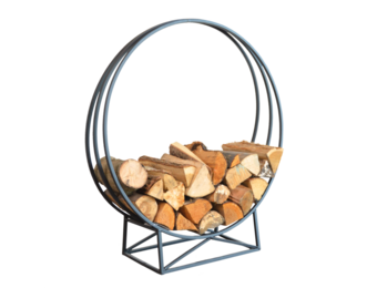 Fancy Flames Ronde Houtopslag