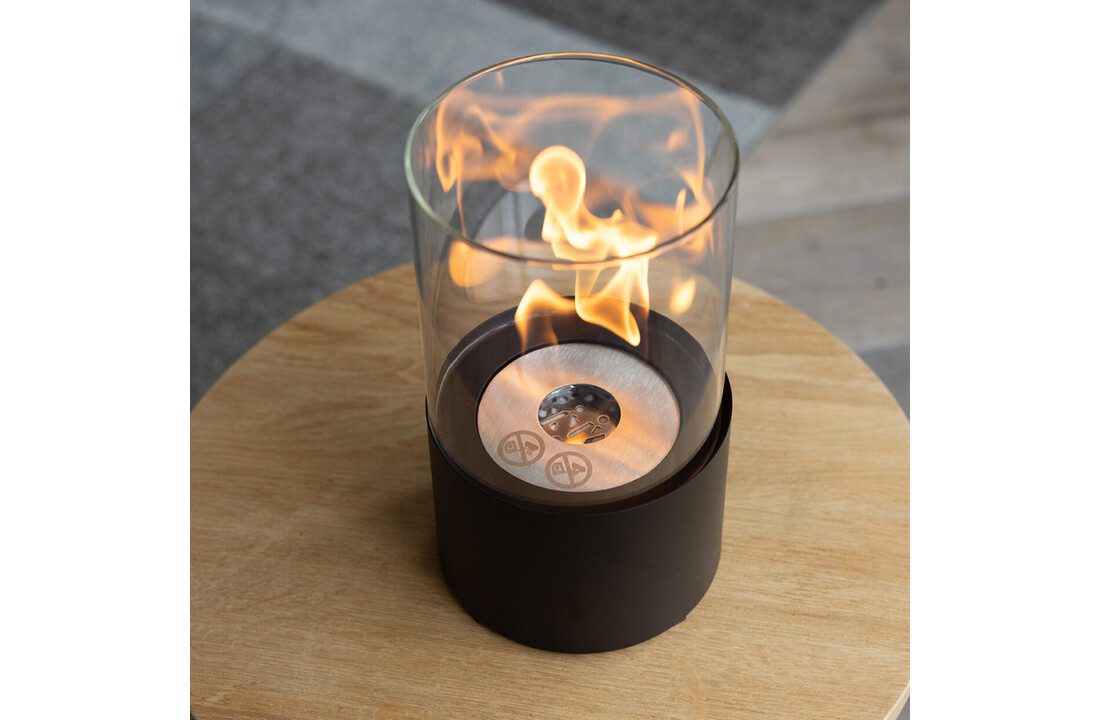 Fancy Flames Ronde Tafelhaard op Bio Ethanol