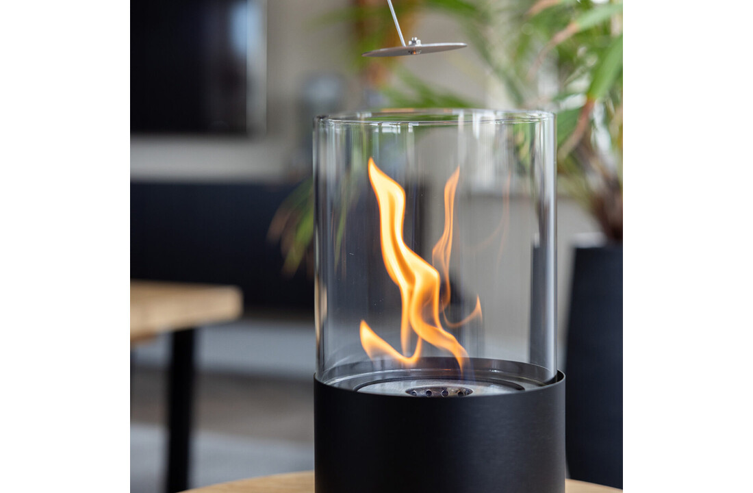 Fancy Flames Ronde Tafelhaard op Bio Ethanol