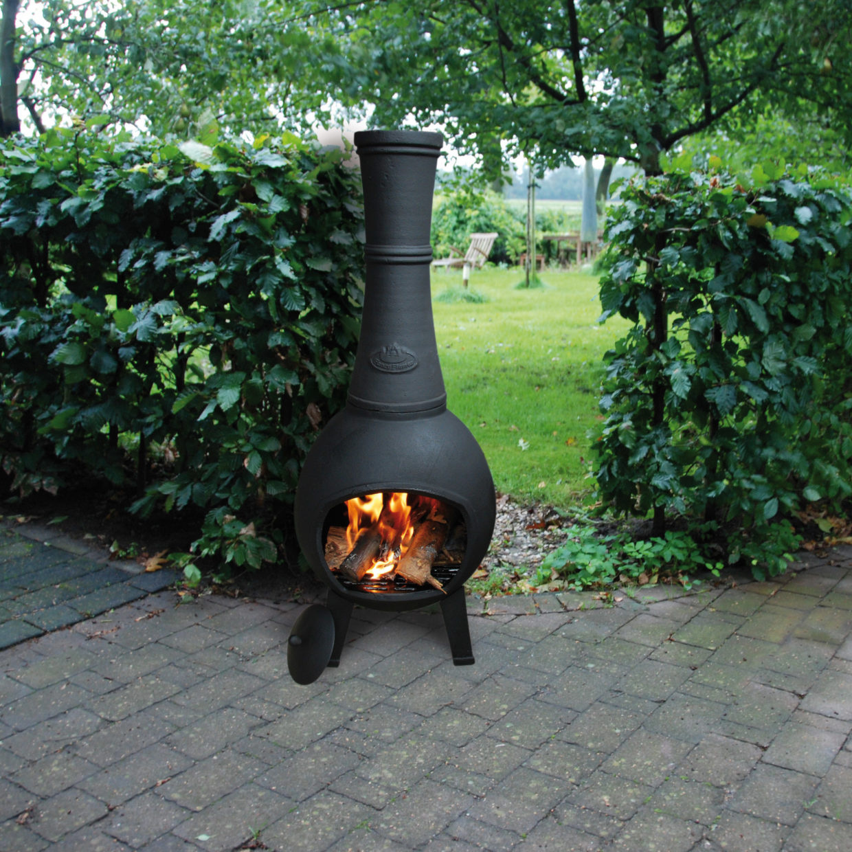 Fancy Flames Traditionele Terraskachel van Gietijzer