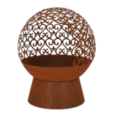 Fancy Flames Vuurschaal Roest Laser Cut Krullen S