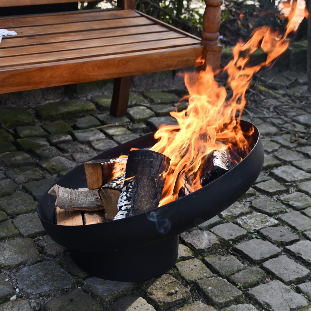Fancy Flames Schuine Vuurschaal
