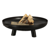 Fancy Flames Ronde Vuurschaal met Handvat en Pootjes