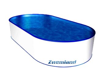 Unipool Stalen wand Zwembad Ovaal 1,50 m